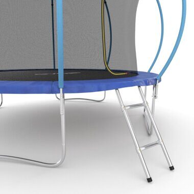 Батут с внутренней сеткой и лестницей EVO JUMP Internal 12ft (Blue)