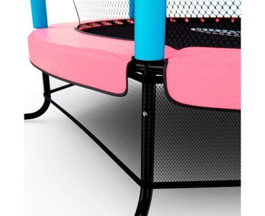 Батут детский DFC SMRKIDS 55" с сеткой, PINK